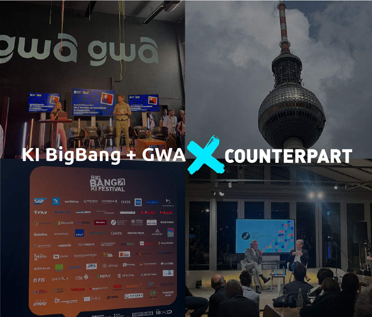 KI BigBang X GWA Forentag & Sommerfest: Inspiration in Berlin.
